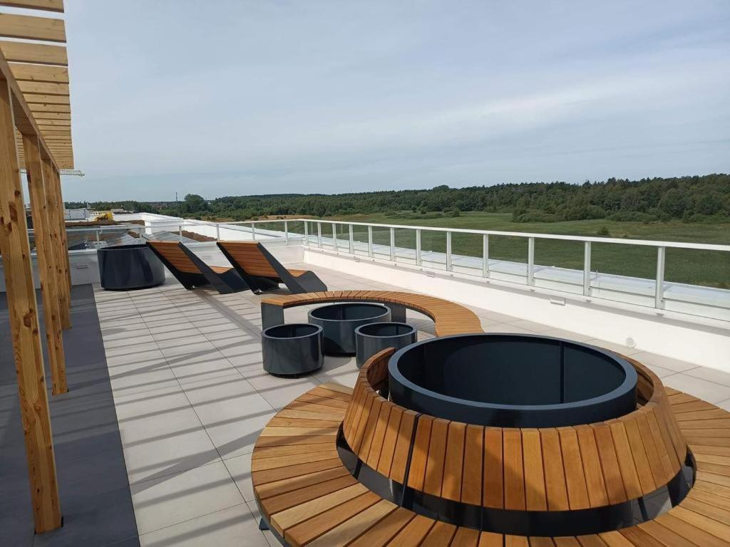 Kolobrzeg Apartamenty Polanki Aqua Z Bezplatnym Basenem, Bawialnia, Parkingiem I Fitness エクステリア 写真